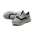 Grey Wear-resistant High Quality Sport Style Running Safety Shoes